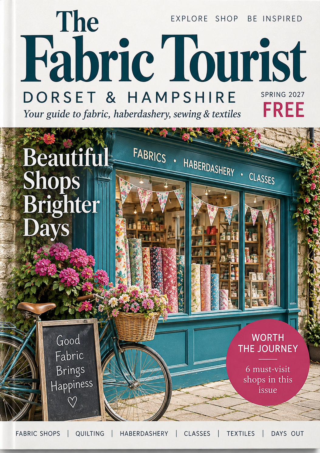 The Textile Trails magazine cover